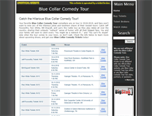 Tablet Screenshot of bluecollarcomedytour.net